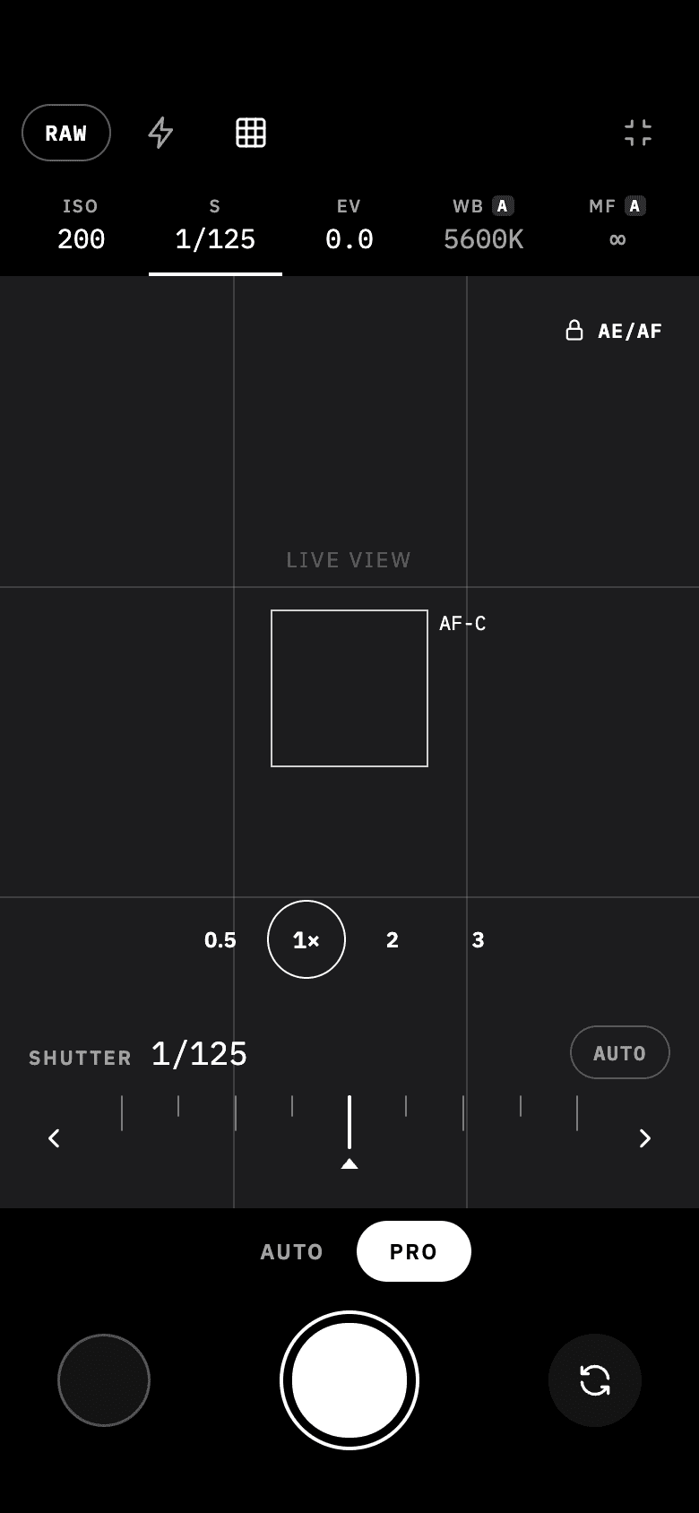 Ophos Pro Camera — Zero-rebuild skin switch