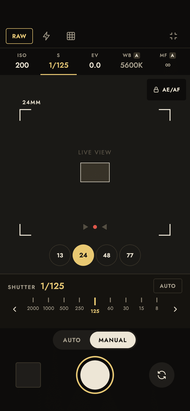 Shoot, and trust the save — Ophos Pro Camera